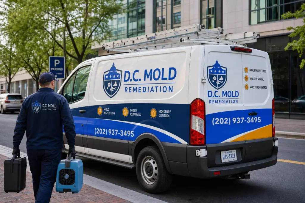 D.C. Mold Remediation - Branded Van 2